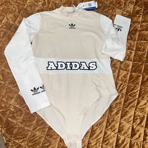 Adidas mock neck bodysuit - NWT
